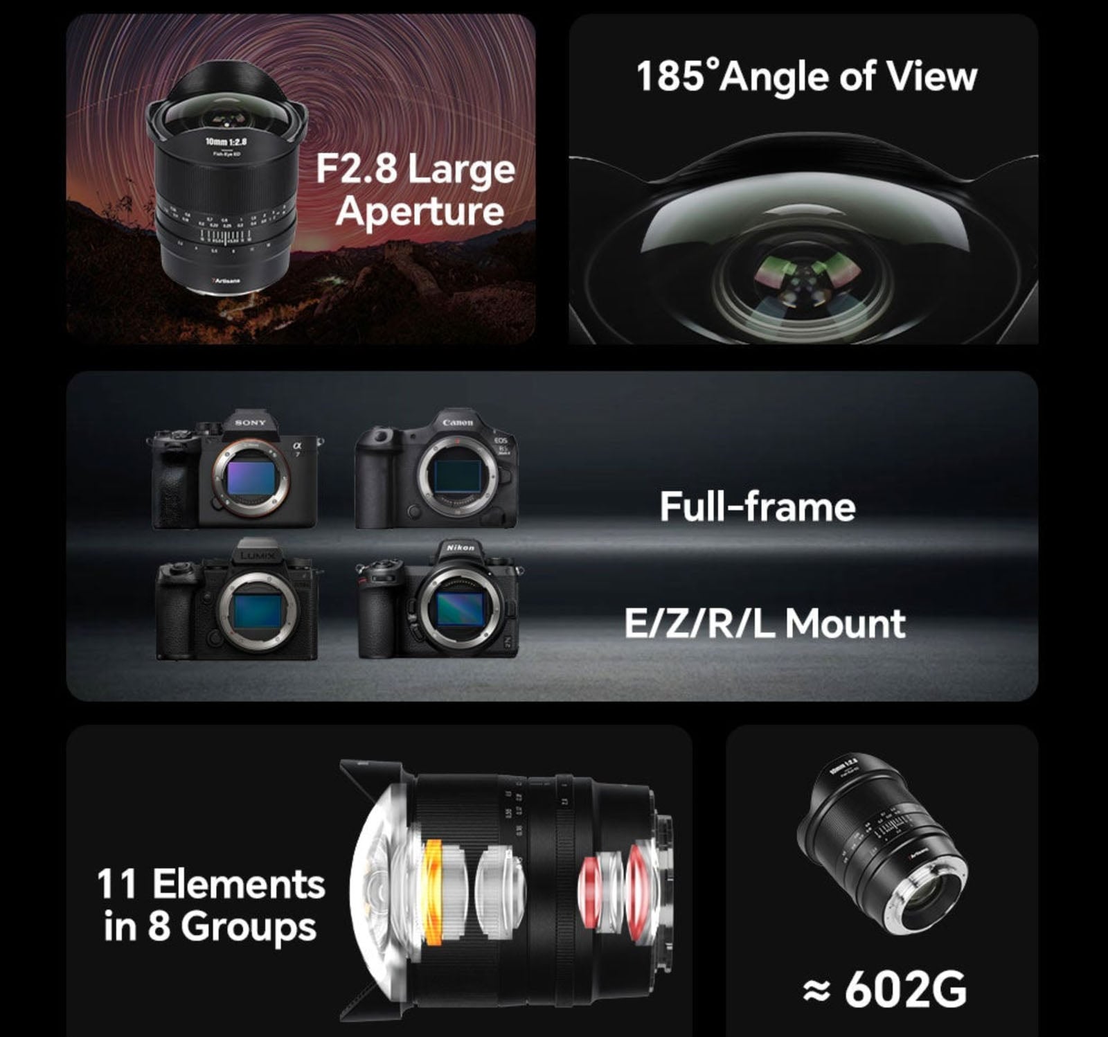 7Artisans Updates Its Affordable 10mm f/2.8 Full-Frame Fisheye Lens ...