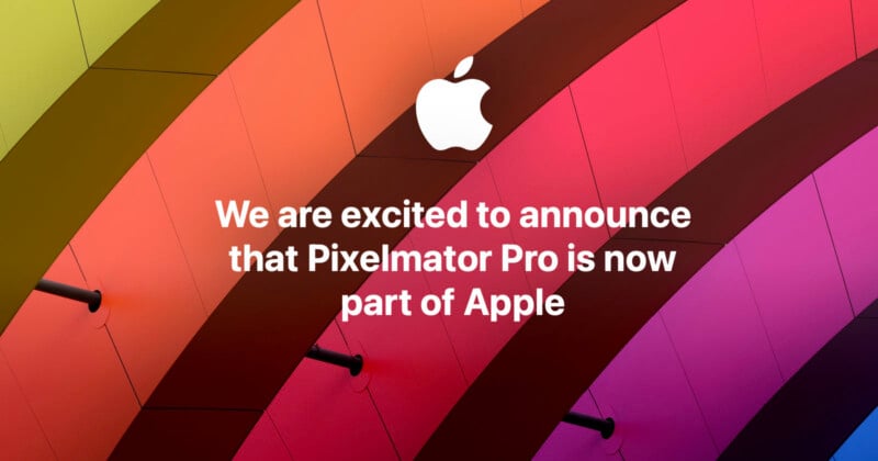  "We are excited to announce that Pixelmator Pro is now part of Apple.