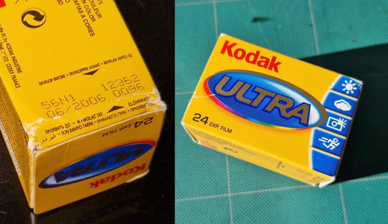 Expired Kodak PJ400 Professional 35mm Film – 400 ISO – 36 Exposures – Frozen Storage