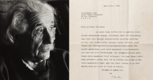 albert einstein letter photographer