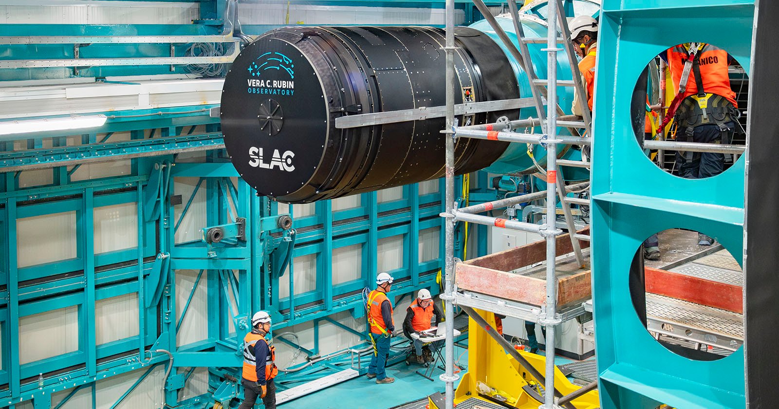 The groundbreaking 6,600-pound 3,200-megapixel Legacy Synoptic Survey Telescope (LSST) was installed this week at the Vera C. Rubin Observatory in Chi