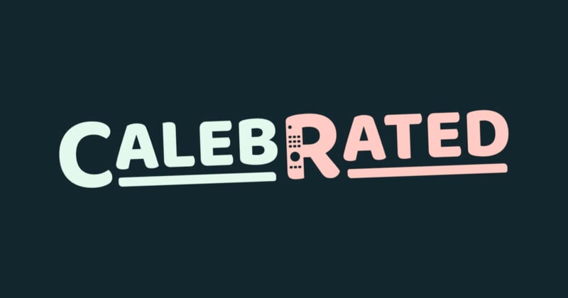 Text logo on a dark background spells "CELEBRATED," but the letters "C" and "B" are stylized and highlighted, forming the word "CALEBRATED" with both "CALEB" and "RATED" underlined.
