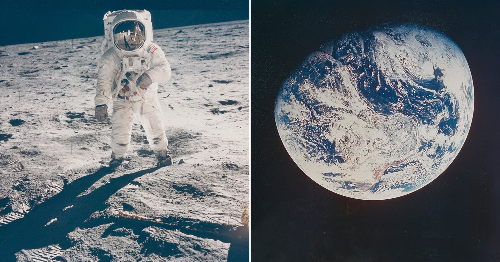 Iconic Portrait of Buzz Aldrin on the Moon Sells for ,000 at Auction