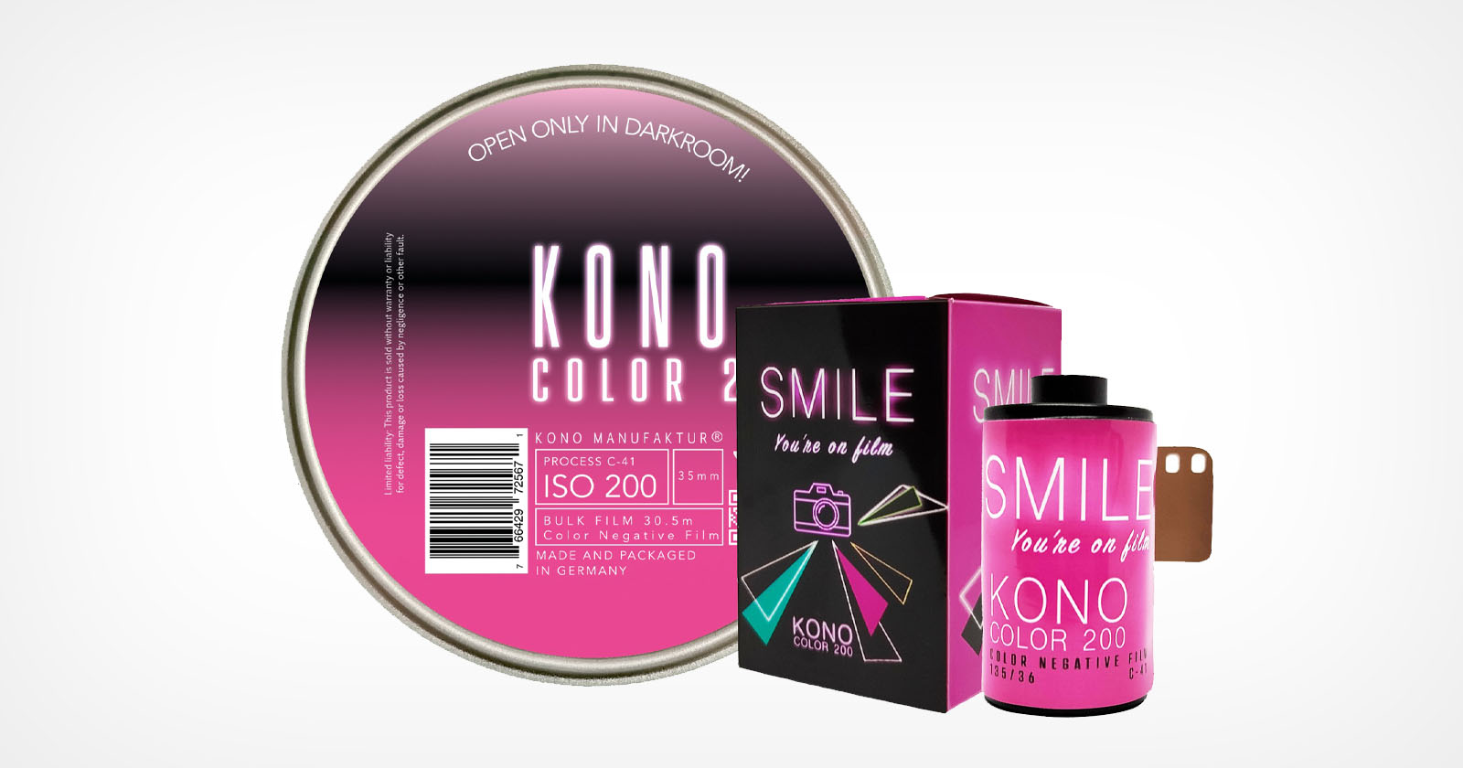 Kono Color 200 is a New Negative Film Available in Cartridges and Bulk Rolls