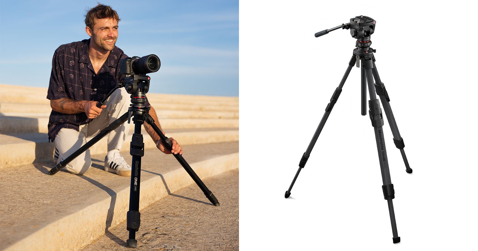 Manfrotto’s New ONE Hybrid Tripod Aims to Work Equally Well for Photo and Video