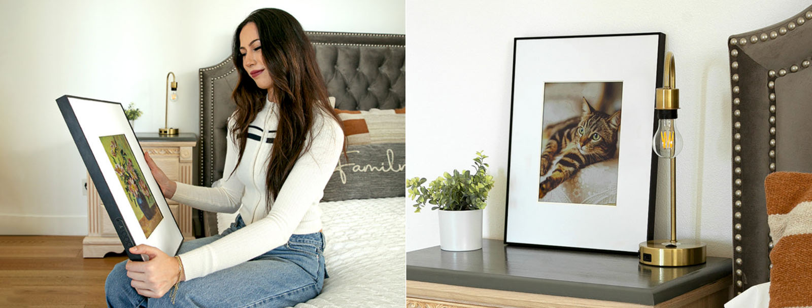 This Digital Photo Frame Looks Like Paper and Doesn't Need an Outlet ...
