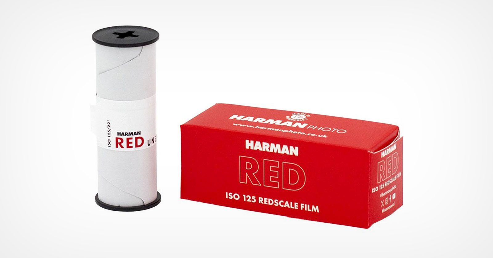 Harman Launches Its Red 125 Redscale Pro-Finished Film in 120 Format