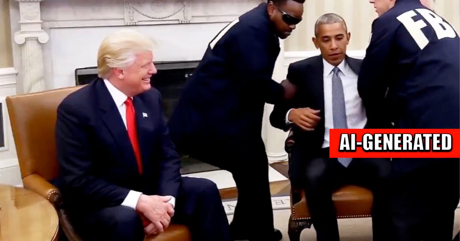 Trump Shares AI Video of Obama Getting Arrested | PetaPixel