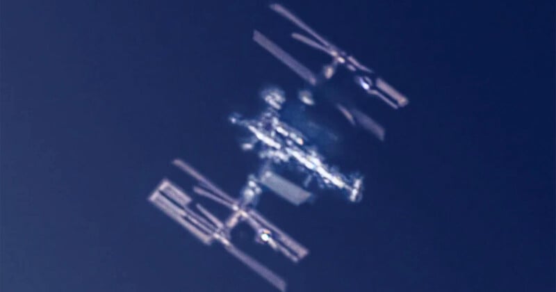 Photographer Captures Impressively Transparent Picture of the ISS Whizzing Via