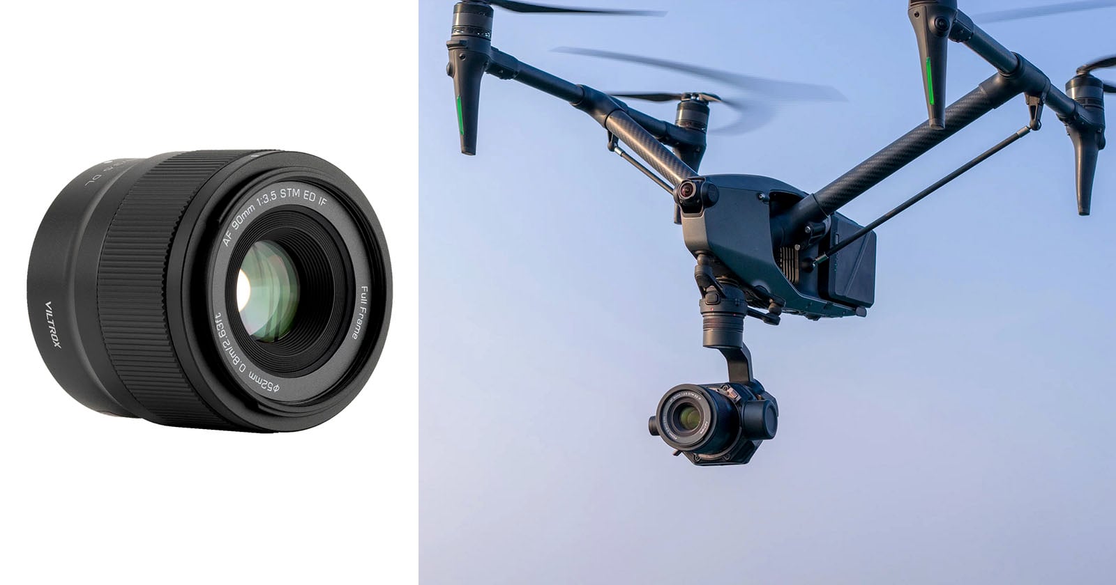 3. Viltrox, DJI DL 시스템용 첫 항공 렌즈 출시: AF 90mm F3.5