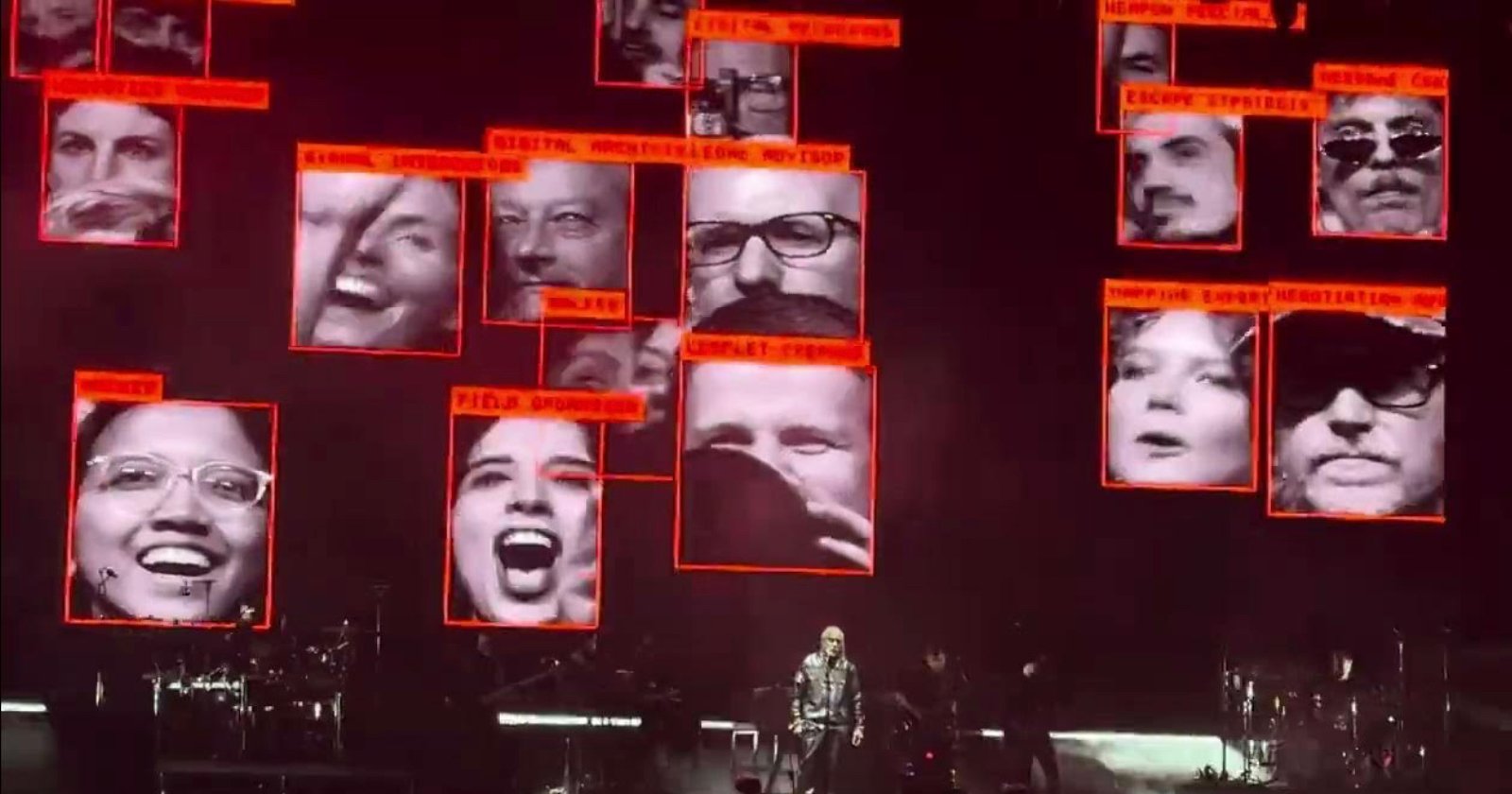 Band Uses Live Facial Recognition on Audience in Powerful Critique of Technology