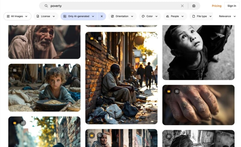A collage of images of people and a child.