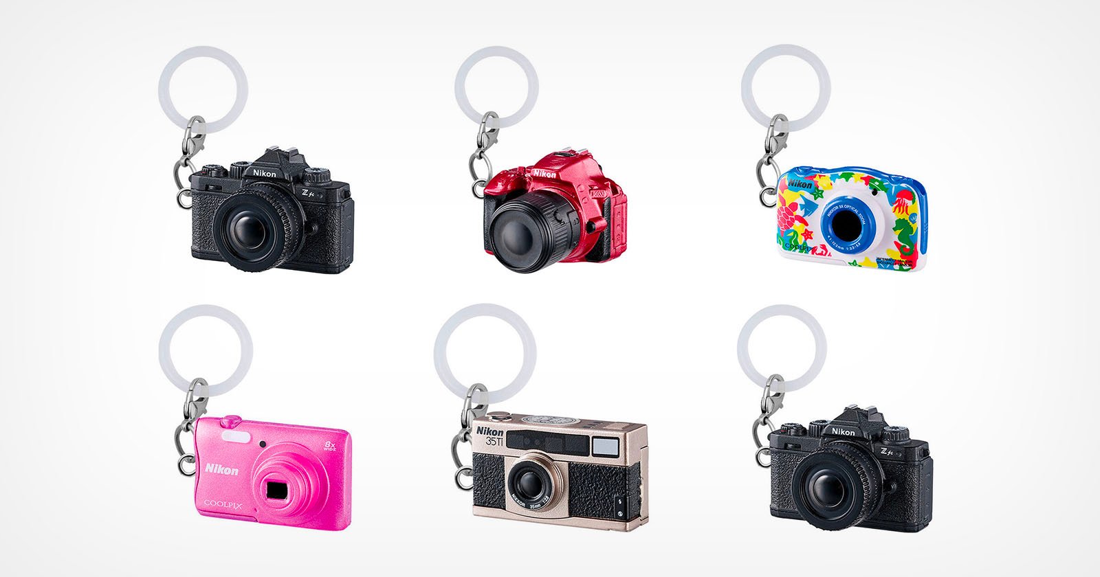 Another Set of Adorable Nikon Gashapon Is Available, and This Time They’re Keychains