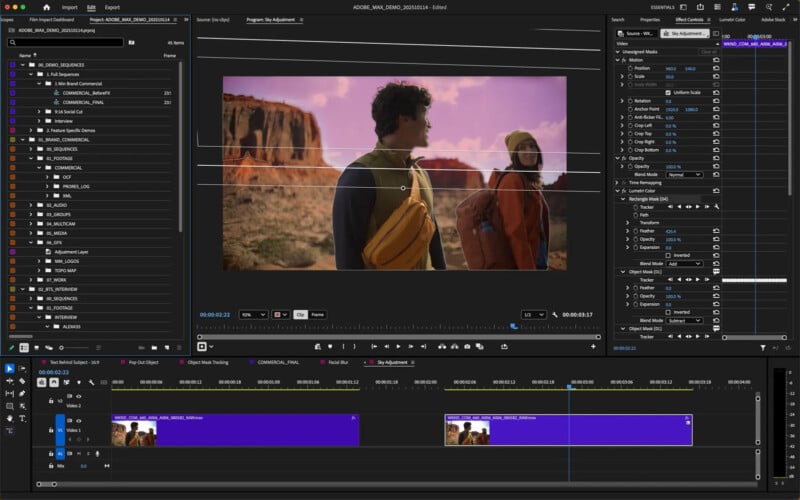 A screenshot of a video editing program.