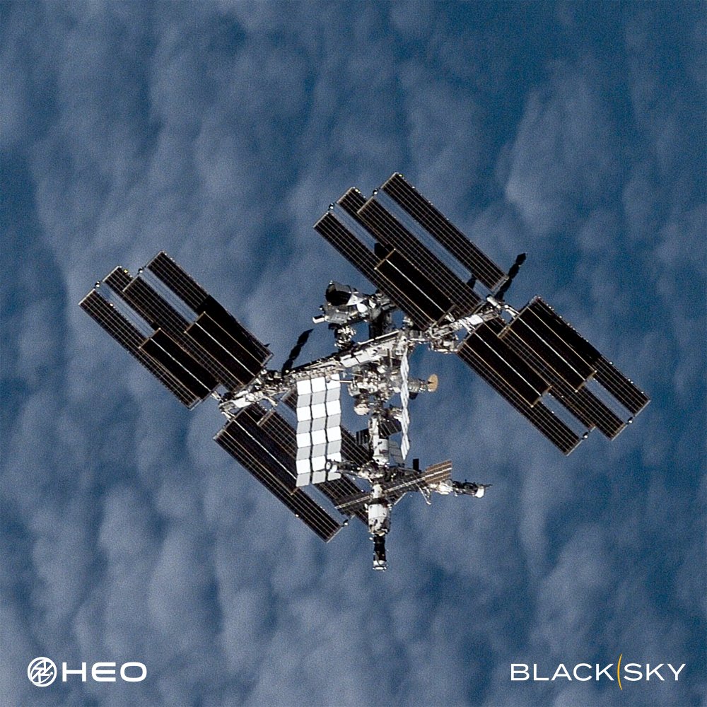 Satellite Captures Awesome Photo of ISS During Astronaut Spacewalk ...