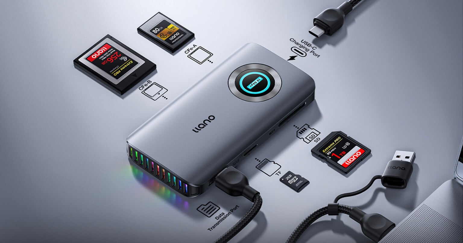 Llano's Colorful New 4-in-1 Card Reader Is Built for Big Data Transfers ...