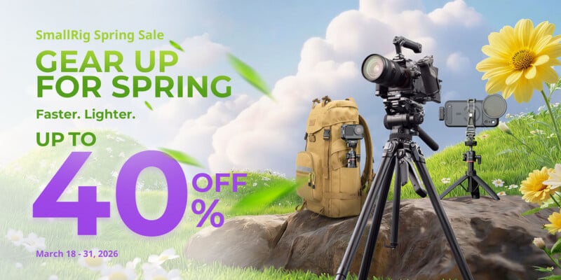  Gear Up for Spring. Up to 40% off. March 18-31, 2026.”.