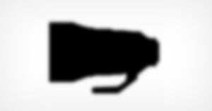 A black silhouette of an outstretched hand pointing forward, set against a light gray, blurred background.