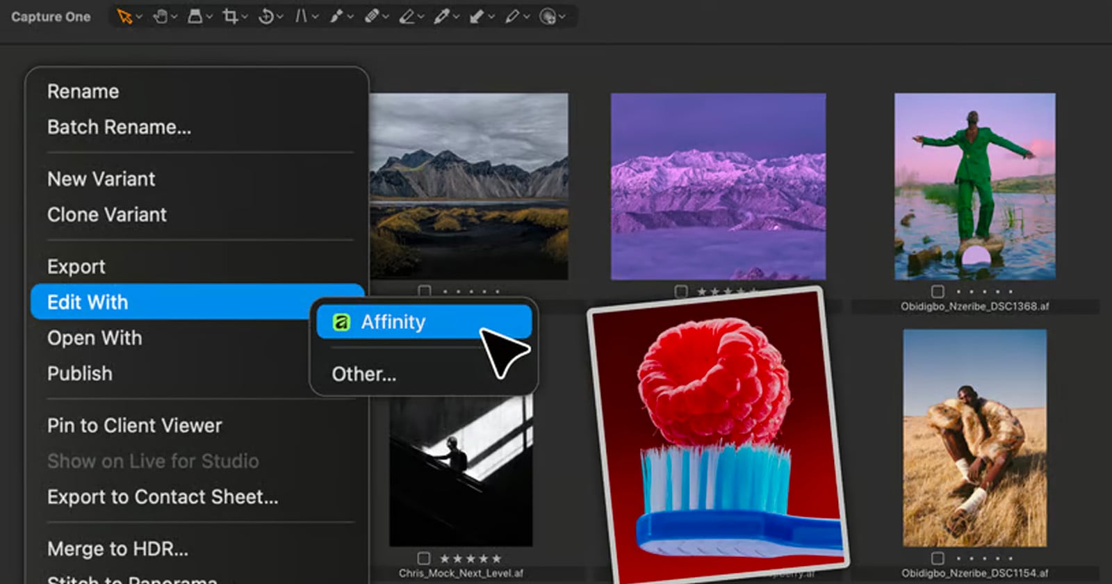 Capture One and DaVinci Resolve Now Natively Support Affinity Files