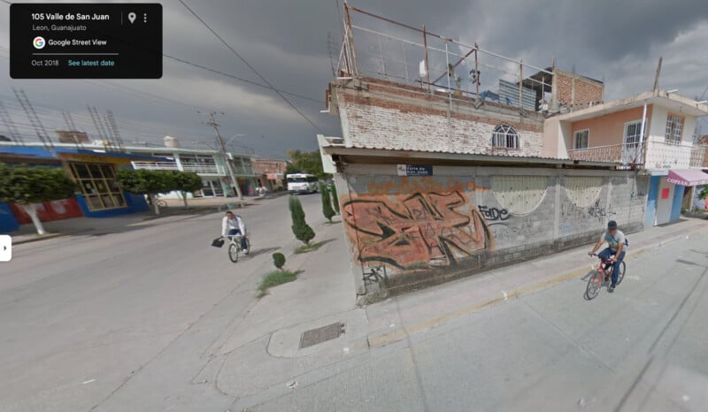 Google Street View Captures Unfortunate Bicycle Accident