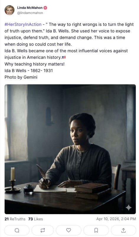 Historians Lament Education Secretary’s Use of AI Imagery