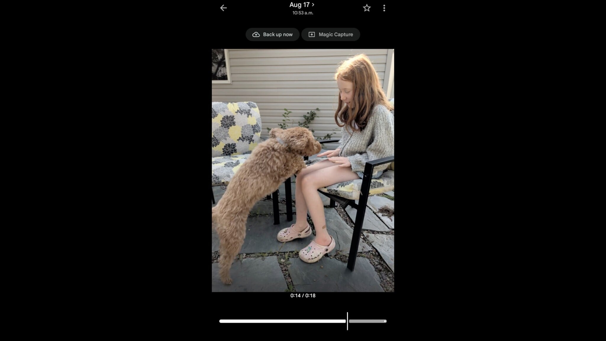 Использование функции Magic Capture на Google Pixel 11 Pro