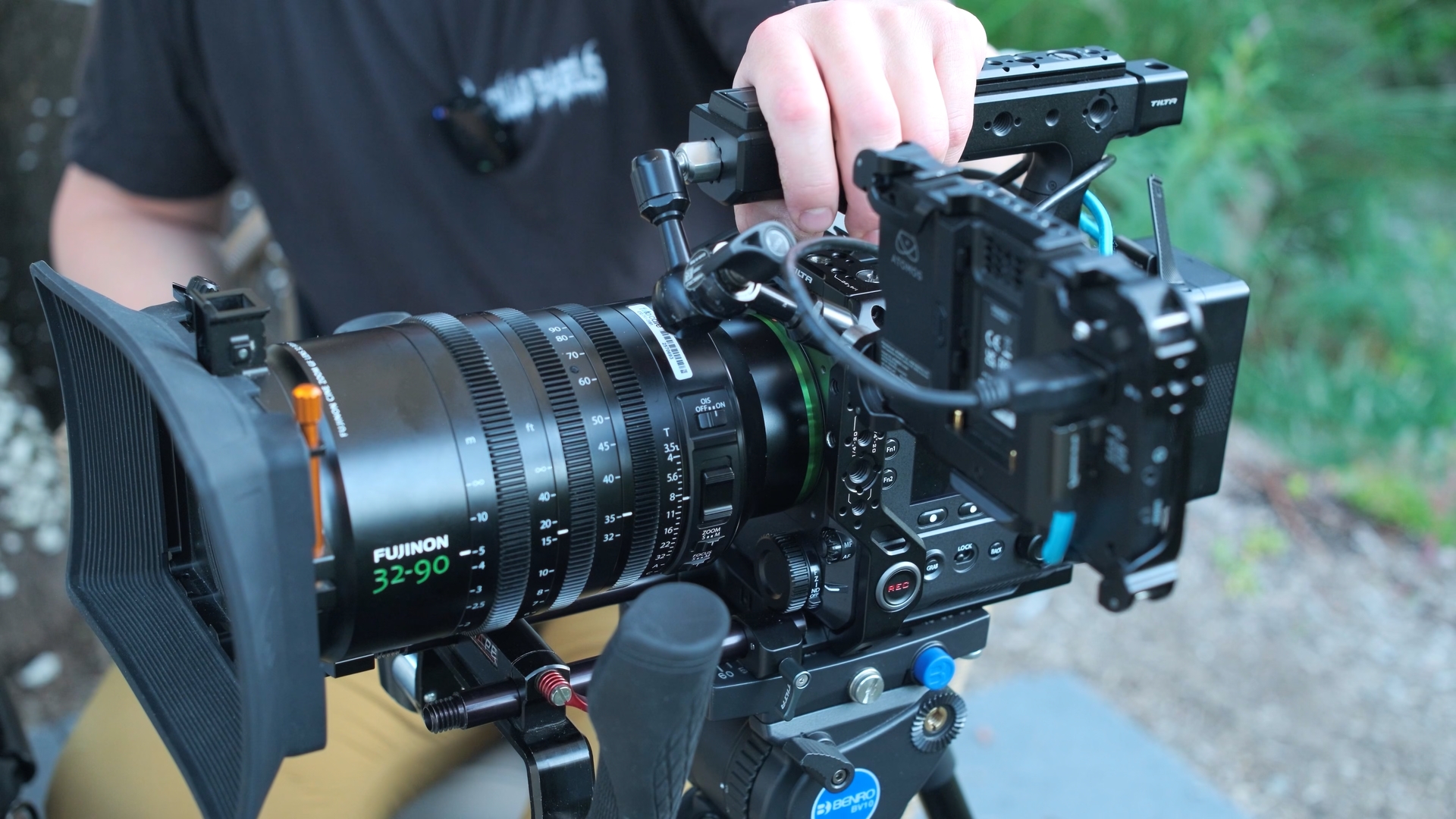 Готовый киносетап Камера Fujifilm GFX Eterna с монитором Atomos Shogun