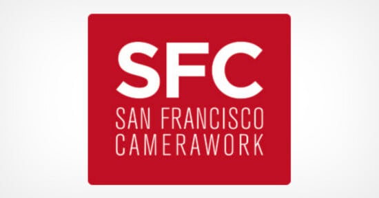 A red square containing the white text "SFC" above the words "SAN FRANCISCO CAMERAWORK".
