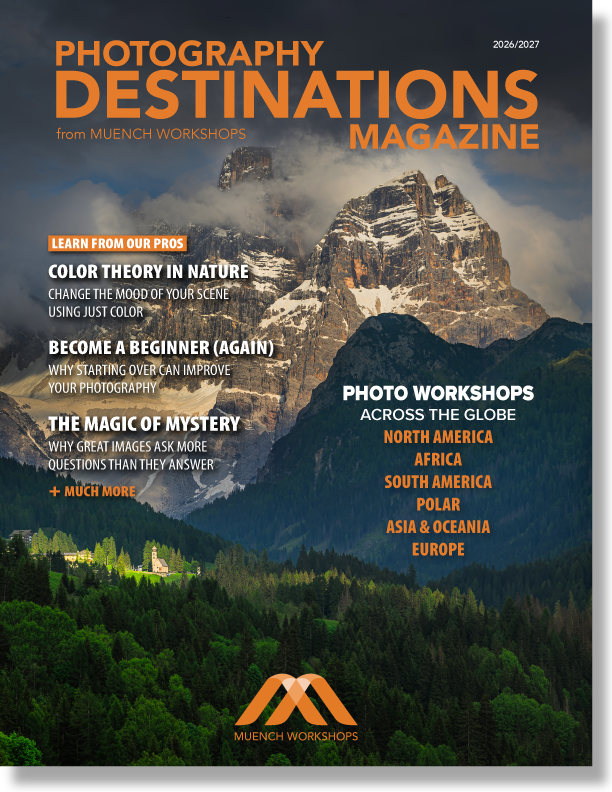 Photography Destinations Magazine, 2026/2027 print edition, featuring The Magic of Mystery