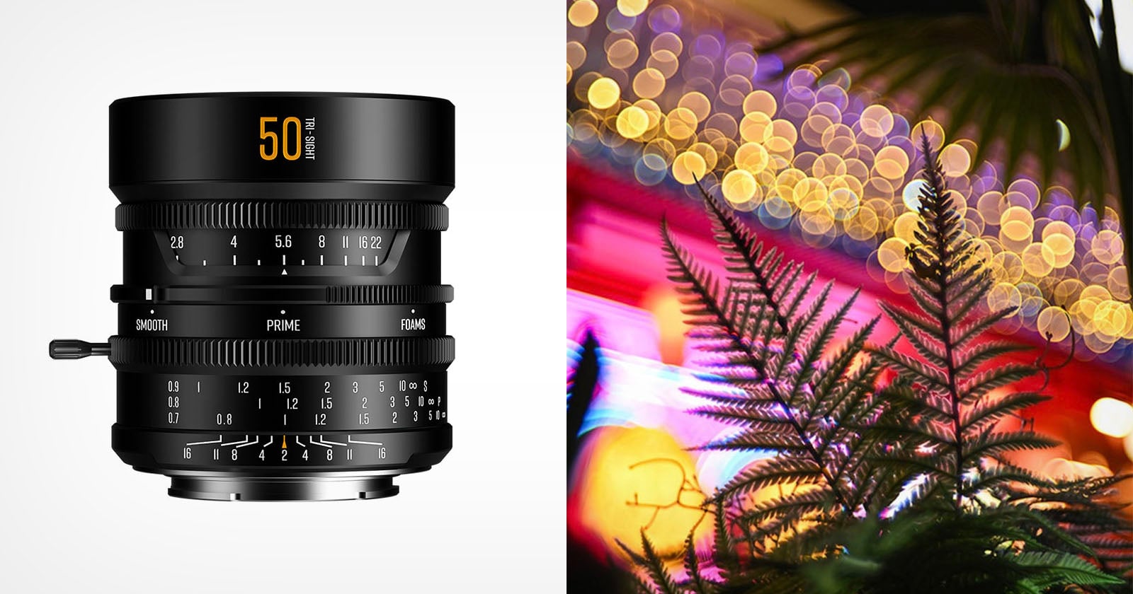 Brightin Star launches 50mm f/2 TRI-SIGHT lens with selectable bokeh modes