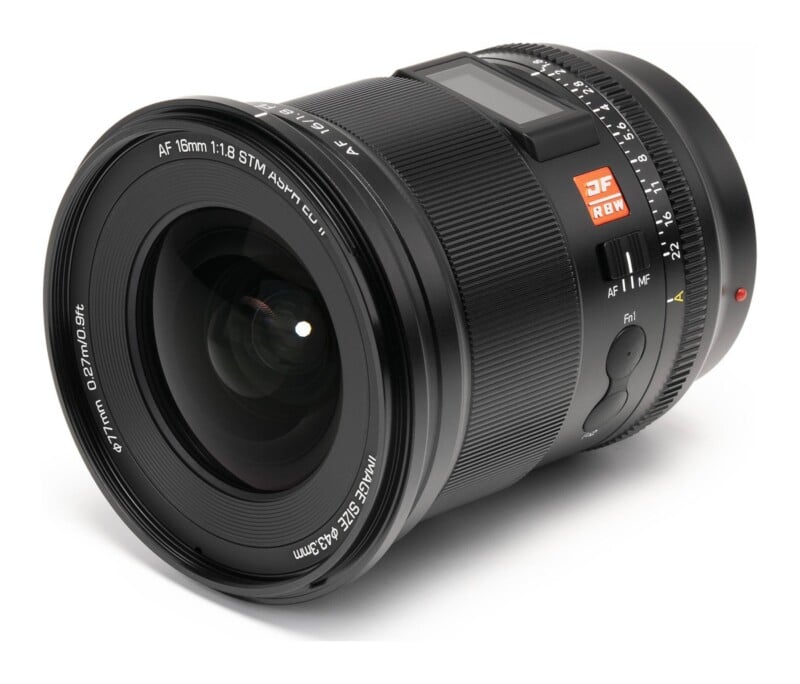 AF 16mm f/1.8 FE